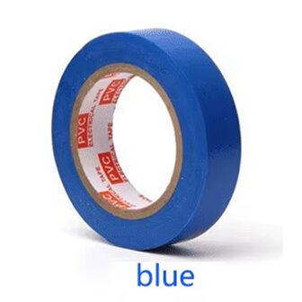 Isolatietape - 16mm x 10m PVC &ndash; Beschikbaar in Rood, Zwart, Blauw en Geel