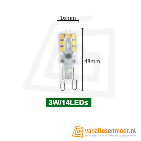 G9 Led Lamp 3W 