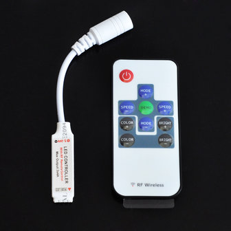 10 keys RF remote wireless mini RGB LED controller