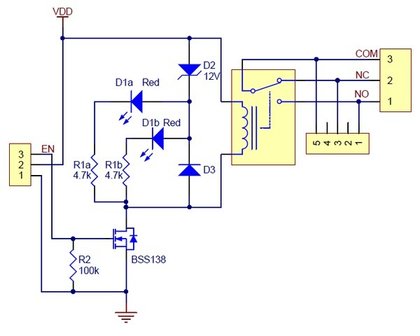 Basic SPDT Relay Carrier with 12VDC Relay (Assembled) Pololu 2482