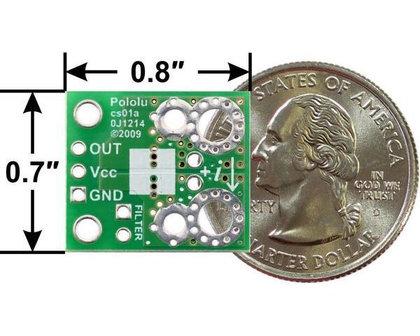 ACHS-7124 Current Sensor Carrier -40A to +40A Pololu 4033