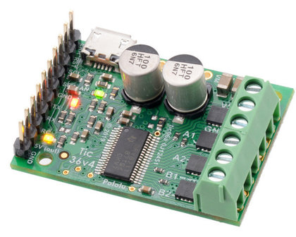 Tic 36v4 USB Multi-Interface High-Power Stepper Motor Controller (Soldered) Pololu 3140