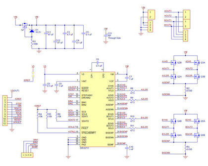 High-Power Stepper Motor Driver 36v4 Pololu 3730