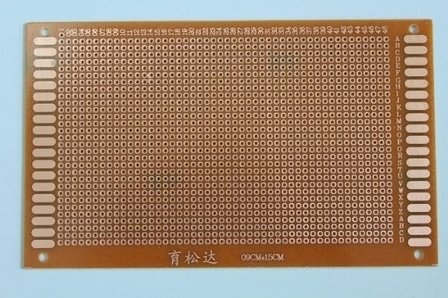 Prototyping board 12x18cm (36x60gaats) PCB