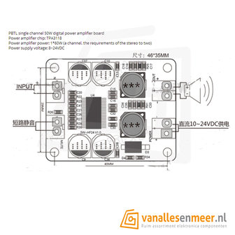 TPA3118 60W MONO DIGITAL AUDIO POWER AMPLIFIER