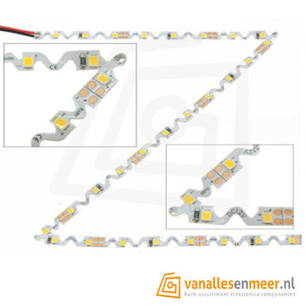 BUIGBARE LEDSTRIP 2835 COOLWHITE 6000K 60LEDS/MTR ROL &Agrave; 5 METER