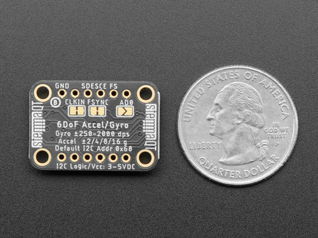 MPU-6050 6-DoF Accel and Gyro Sensor - STEMMA QT Qwiic Adafruit 3886