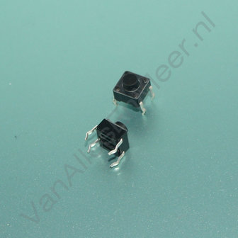 6x6x5mm Drukknop microswitch 4 pins