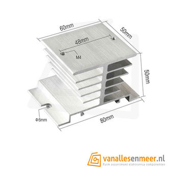 Solid state relais Heatsink