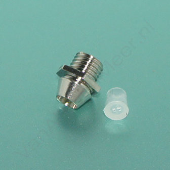 3mm Led fitting metaal chrome