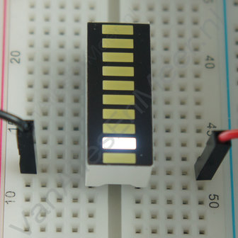 LED Balk 8 segments Wit