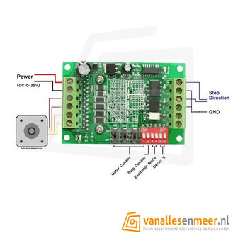 TB6560 3A driver board voor stappenmotor 