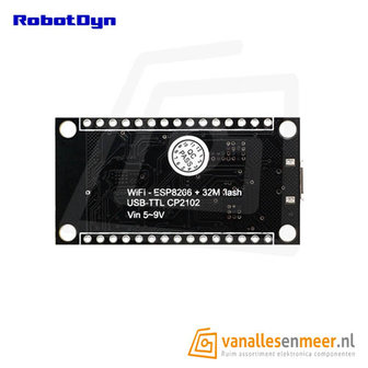MicroPython board ESP8266 NANO format, Wi-Fi CP2102