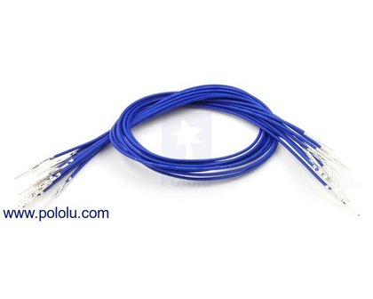 M-M 30cm Wires Pre-crimped Terminals 10-Piece Pololu 