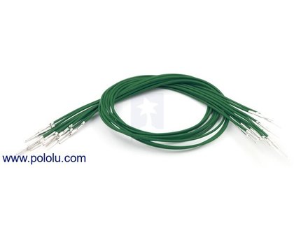 M-M 30cm Wires Pre-crimped Terminals 10-Piece Pololu 