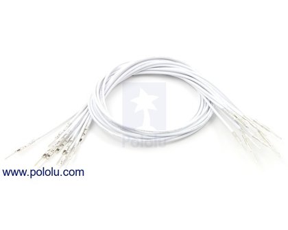 M-M 30cm Wires Pre-crimped Terminals 10-Piece Pololu 