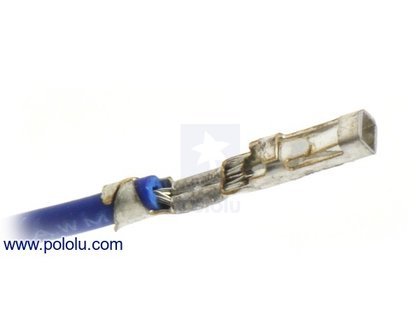 F-F 60cm Wires Pre-crimped Terminals 5-Piece  Pololu 