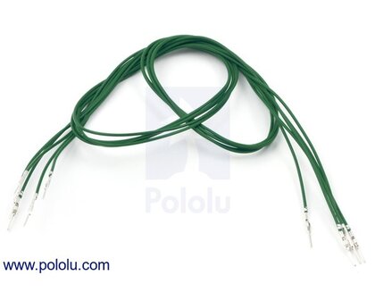 M-M 60cm Wires Pre-crimped Terminals 5-Piece  Pololu 