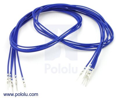 M-M 60cm Wires Pre-crimped Terminals 5-Piece  Pololu 