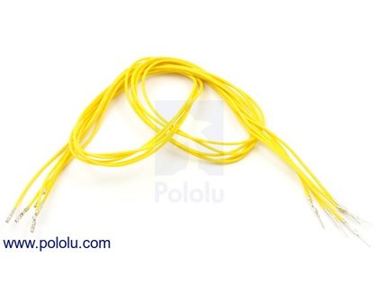 M-F 60cm Wires Pre-crimped Terminals 5-Piece Pololu 