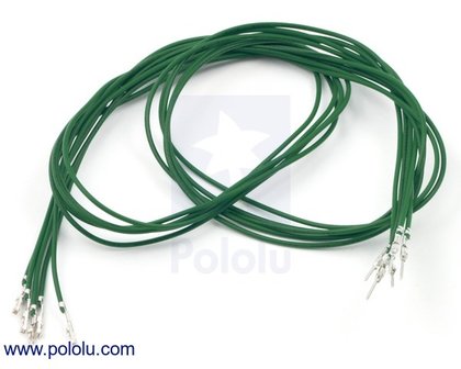 M-F 60cm Wires Pre-crimped Terminals 5-Piece Pololu 