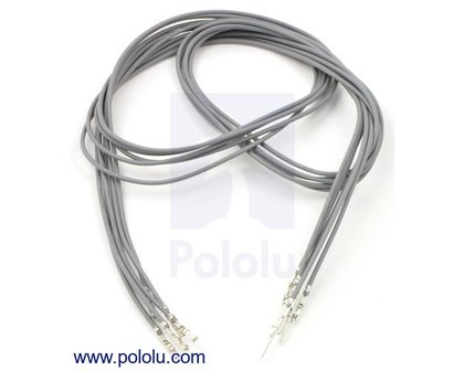 M-F 60cm Wires Pre-crimped Terminals 5-Piece Pololu 