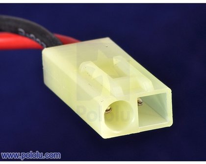 Mini Tamiya Plug with 10cm Leads, Male  Pololu 2179