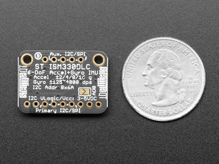 ISM330DHCX - 6 DoF IMU - Accelerometer and Gyroscope - STEMMA QT / Qwiic Adafruit 4502