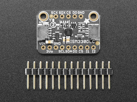 ISM330DHCX - 6 DoF IMU - Accelerometer and Gyroscope - STEMMA QT / Qwiic Adafruit 4502