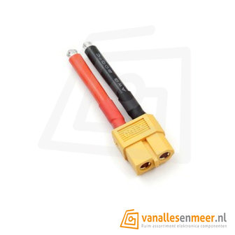 XT60 female plug 12AWG kabel