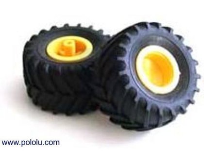 Tamiya 70096 Off-Road Tires (2 tires) Pololu 64