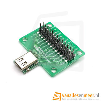 USB 3.1 Type C Connector 24 Pins Vrouwelijke