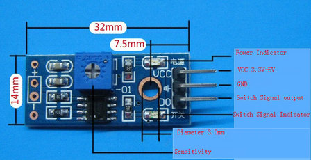 FZ0670 vibratie sensor 
