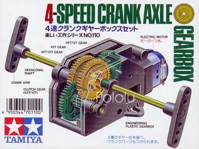 Tamiya 70110 4-Speed Crank-Axle Gearbox Kit Pololu 68