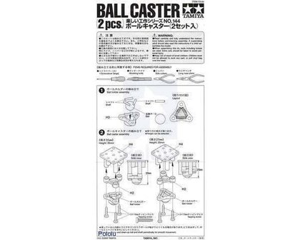 Tamiya 70144 Ball Caster Kit (2 casters) Pololu 66