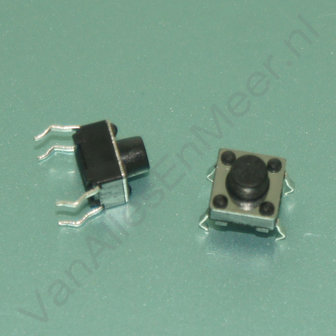 6x6x6mm Drukknop microswitch 4 pins