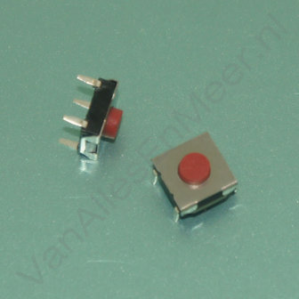 6x6x3,1mm Drukknop microswitch 4 pins