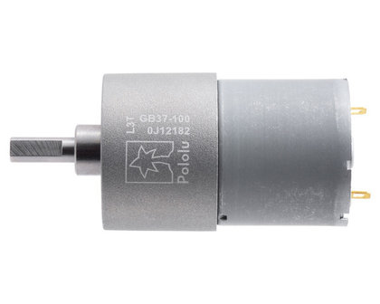 6.3:1 Metal Gearmotor 37Dx50L mm 12V (Helical Pinion) Pololu 4747