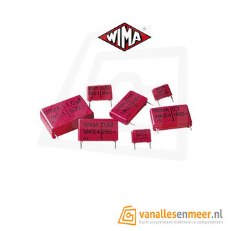 47NF 0.047UF 100V 10% POLYESTER FILM BOX TYPE CAPACITOR WIMA MKS2