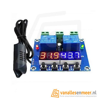 XH-M452 DC 12 V LED Dual Digitale Temperatuur-vochtigheidsregelaar