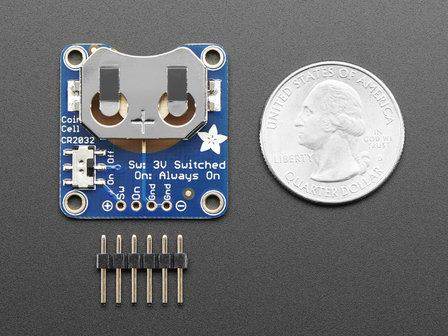 20mm Coin Cell Breakout w/On-Off Switch (CR2032) Adafruit 1871