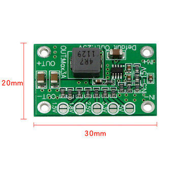 CA-1235 CA1235 Verstelbare Buck Power Module 1.25V 1.5 1.8 2.5 3.3 5V Uitgang 5-16V Input