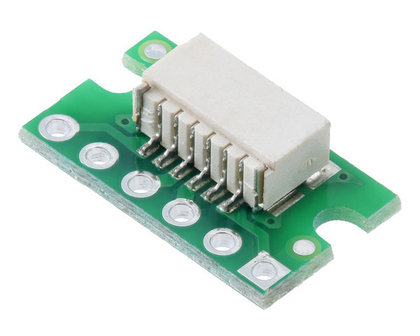 Breakout voor JST SH-stijl connector, 6-pins mannelijke zijingang Pololu 4772