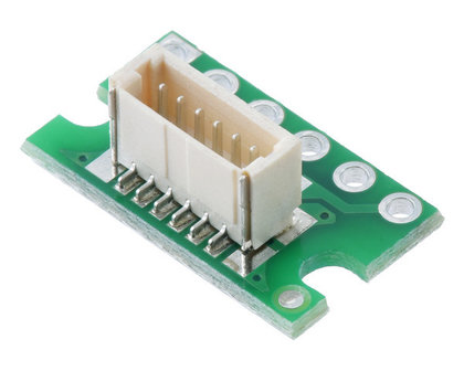 Breakout voor JST SH-stijl connector, 6-pins mannelijke boveningang Pololu 4770