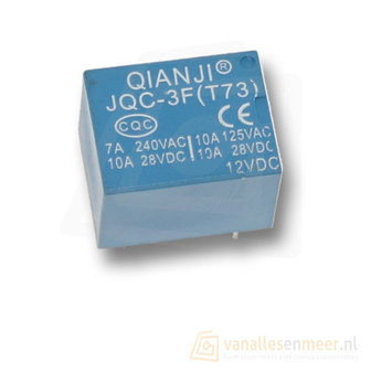 Relay JQC-3F(T73) 12VDC