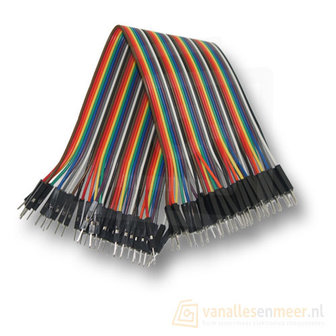 Jumper kabeltjes  40x 30cm lang Dupont kabel