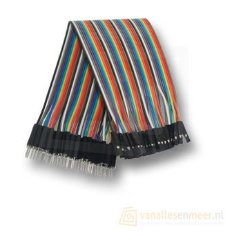 Jumper kabeltjes  40x 30cm lang Dupont kabel