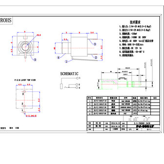 PJ-3001F 3.5MM MONO PHONE JACK