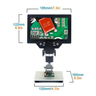 Digitale Microscoop 7 Inch scherm  G1200