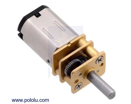 100:1 Micro Metal Gearmotor MP 6V  Pololu 1101